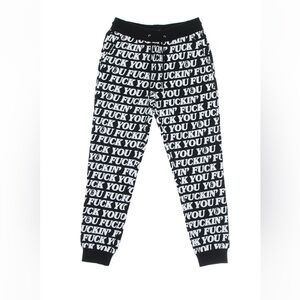 Ripndip Black F YOU SWEATPANTS Small